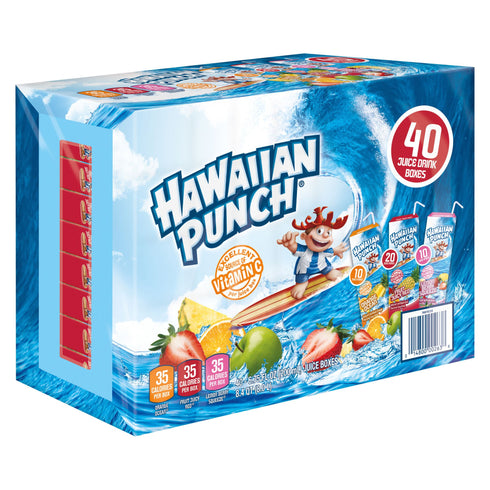 Hawaiian Punch Variety Pack, Juice Drink, Boxes, 40 pk./6.75 fl. oz.